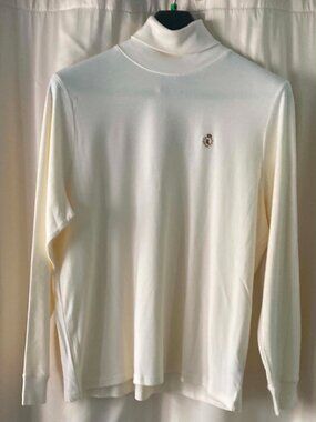 Lauren Ralph Lauren Ivory Turtleneck Top 2X 100% Cotton NWT